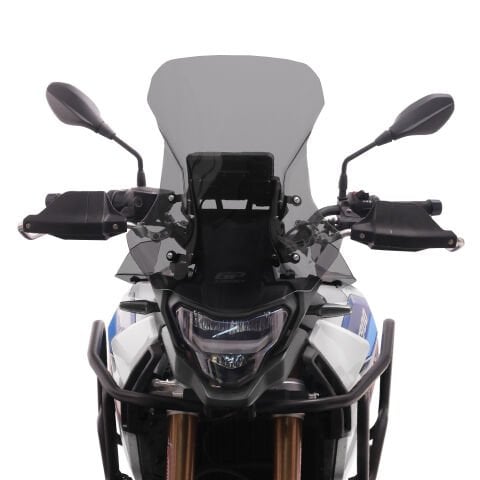 GP Kompozit BMW F 900 GS 2024-2025 Uyumlu Ön Tur Camı Füme