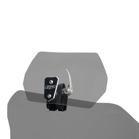 GP Kompozit DFK007 Universal Tek Bağlantılı Asansörlü Deflektör Füme Siyah Aparat