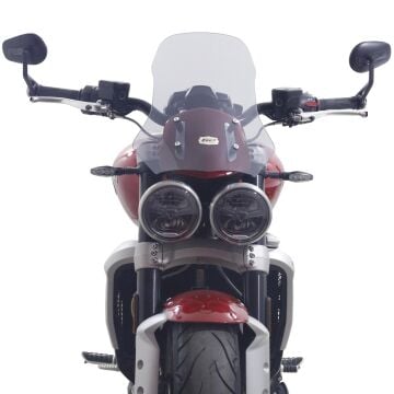 GP Kompozit Triumph Rocket 3 R / GT 2010-2023-2024 Uyumlu Ön Cam Şeffaf