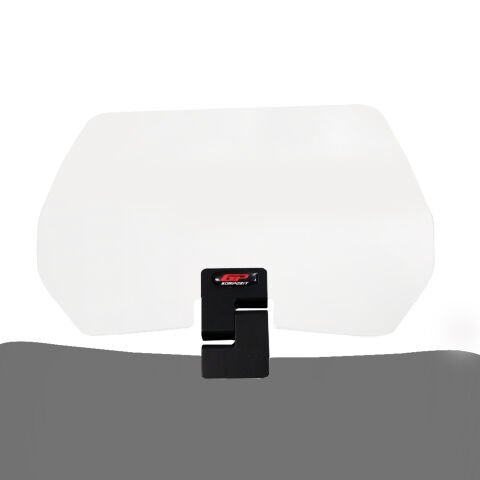 GP Kompozit DFK002 Universal Tek Bağlantılı Deflektör Şeffaf Siyah Aparat