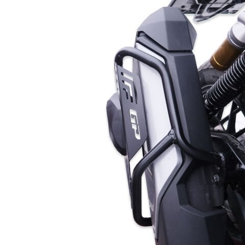 GP Kompozit Honda ADV 350 2025 Uyumlu Kapaklı Egzoz Koruma Demiri Siyah