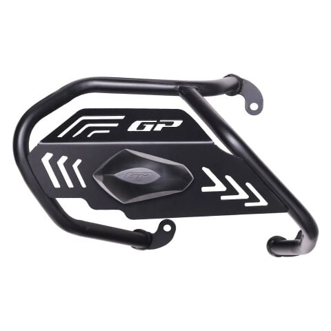 GP Kompozit Honda ADV 350 2025-2026 Uyumlu Kapaklı Egzoz Koruma Demiri Siyah