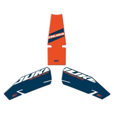 GP Kompozit KTM Duke 390 2024-2026 Uyumlu Tank Pad Seti Mavi