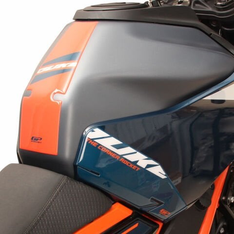 GP Kompozit KTM Duke 390 2024-2026 Uyumlu Tank Pad Seti Mavi