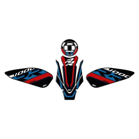GP Kompozit BMW M 1000 RR 2021-2026 Uyumlu Tank Pad Seti Siyah