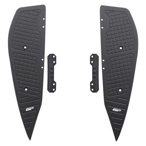 GP Kompozit Yamaha XMAX 250 Tech / Iron Max 2018-2025 Uyumlu Basamak Alüminyum Siyah