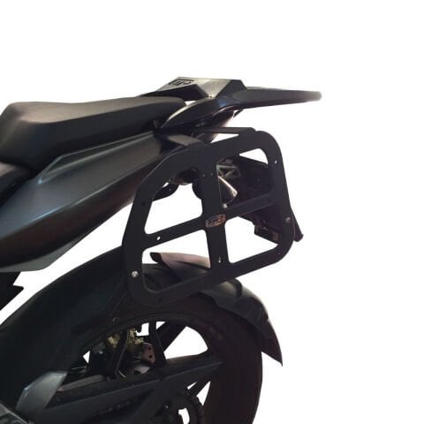 GP Kompozit Bajaj Pulsar NS 200 2011-2023 Uyumlu Yan Çanta Demiri Siyah