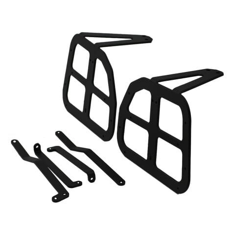 GP Kompozit Bajaj Pulsar NS 200 2011-2023 Uyumlu Yan Çanta Demiri Siyah