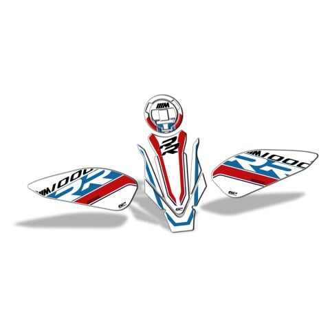 GP Kompozit BMW M 1000 RR 2021-2026 Uyumlu Tank Pad Seti Beyaz
