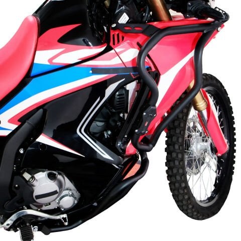 GP Kompozit Honda CRF250/300 Rally 2023-2025 Uyumlu Motor Koruma Demiri Seti Siyah