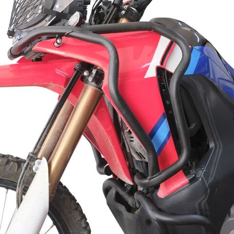 GP Kompozit Honda CRF250/300 Rally 2023-2025 Uyumlu Motor Koruma Demiri Seti Siyah