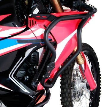 GP Kompozit Honda CRF250/300 Rally 2023-2024 Uyumlu Motor Koruma Demiri Seti Siyah