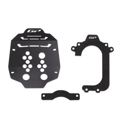 GP Kompozit Honda CRF250/300 Rally 2023-2025 Uyumlu Motor Koruma Demiri Seti Siyah