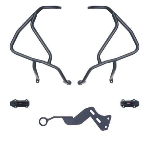 GP Kompozit Honda NX 500 2025-2026 Uyumlu Motor Koruma Demiri Üst Kısım Siyah