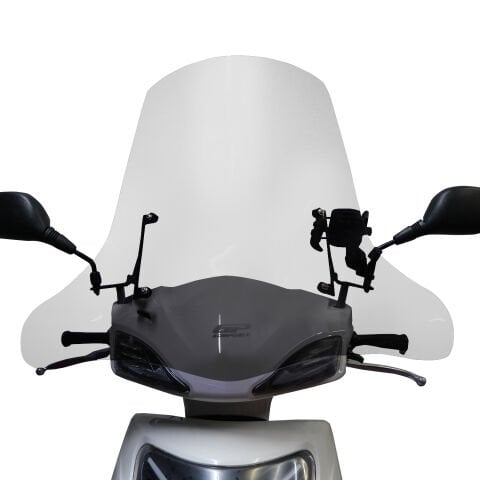 GP Kompozit Scooter Universal Elcikli Ön Cam Şeffaf