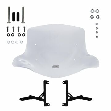 GP Kompozit Scooter Universal Elcikli Ön Cam Şeffaf 59 cm