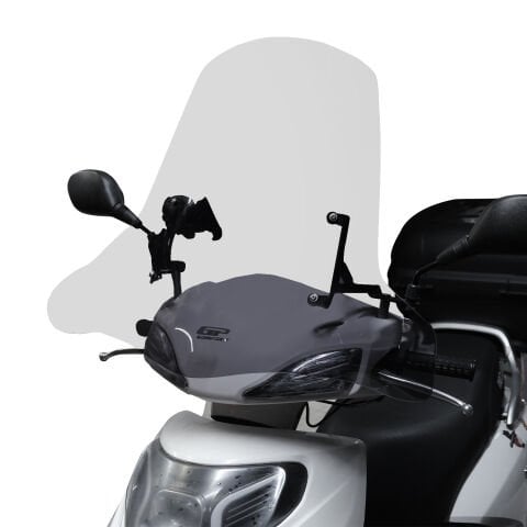GP Kompozit Scooter Universal Elcikli Ön Cam Şeffaf