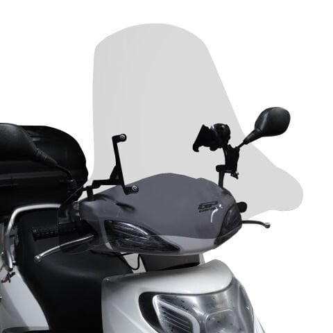 GP Kompozit Scooter Universal Elcikli Ön Cam Şeffaf