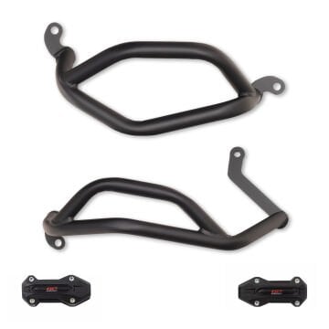 GP Kompozit Honda NX 500 2025 Uyumlu Motor Koruma Demiri Alt Kısım Siyah