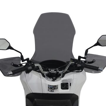 GP Kompozit Honda PCX 125 2021-2024 Uyumlu Ön Tur Camı Füme