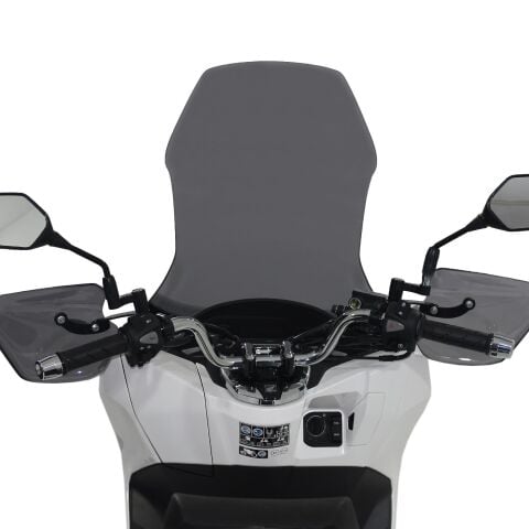 GP Kompozit Honda PCX 125 2021-2024 Uyumlu Ön Tur Camı Füme 79 cm