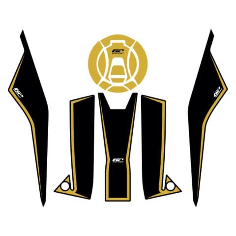 GP Kompozit Zontes ZT250T-G 2026 Uyumlu Tank Pad Bronz