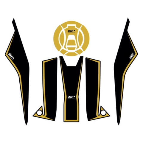 GP Kompozit Zontes ZT250T-G 2026 Uyumlu Tank Pad Bronz
