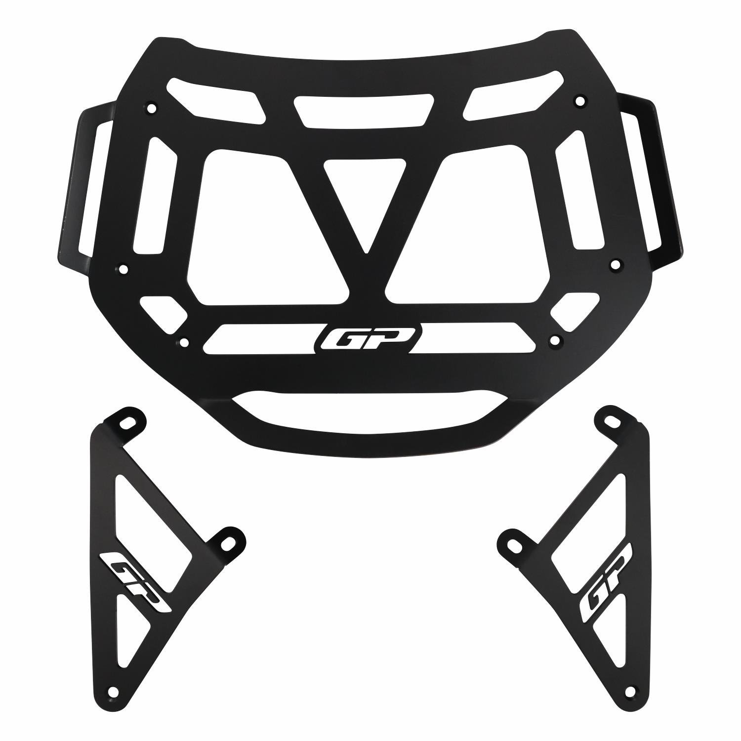 GP Kompozit Honda ADV 350 2023-2025 Uyumlu Çanta Üstü Demiri Siyah