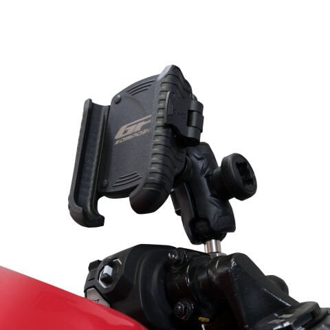 GP Kompozit Honda CBR500R 2018-2026 Uyumlu Titreşim Modüllü Telefon Tutucu Siyah