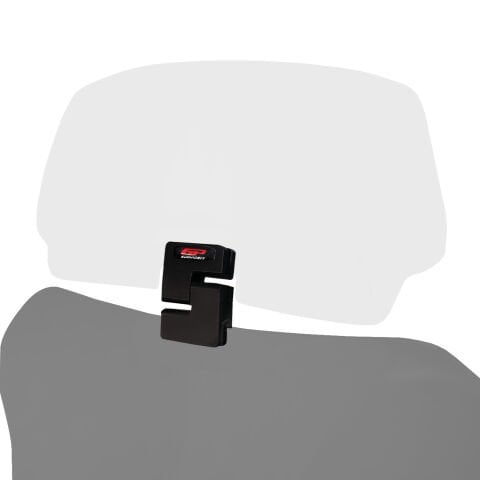 GP Kompozit DFK004 Universal Tek Bağlantılı Deflektör Şeffaf Siyah Aparat