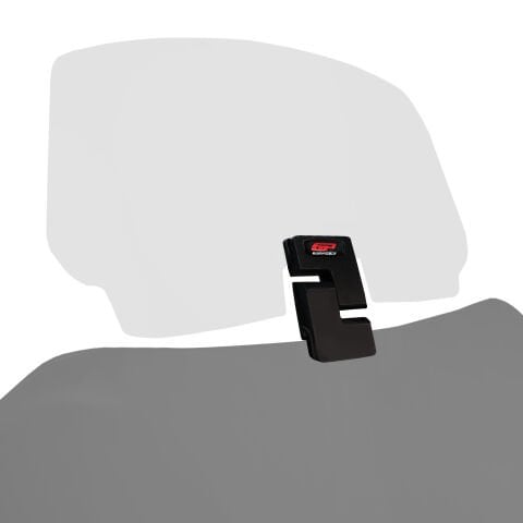 GP Kompozit DFK004 Universal Tek Bağlantılı Deflektör Şeffaf Siyah Aparat