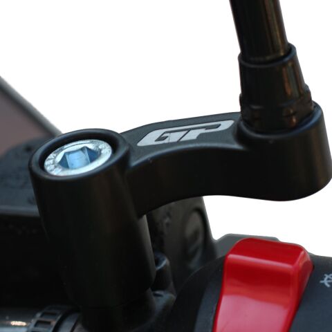 GP Kompozit Yamaha WR 125 X 2011-2016 Uyumlu Ayna Genişletme Siyah