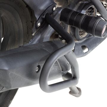 GP Kompozit Honda Dio 2021-2025 Uyumlu Egzoz Koruma Demiri Siyah