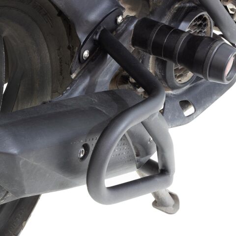 GP Kompozit Honda Dio 2021-2025 Uyumlu Egzoz Koruma Demiri Siyah