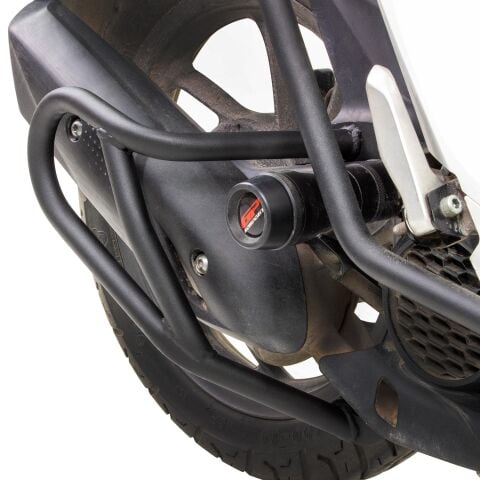 GP Kompozit Honda Dio 2021-2025 Uyumlu Egzoz Koruma Demiri Siyah