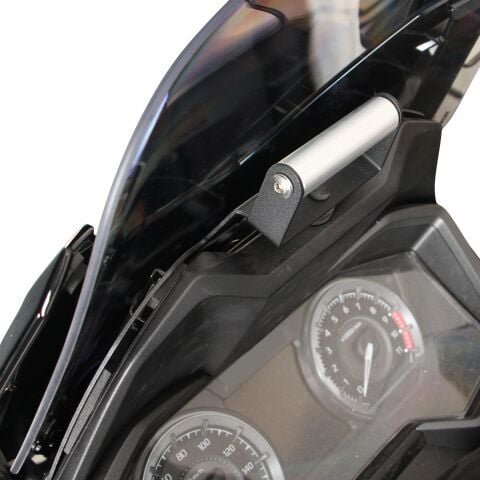 GP Kompozit Honda Forza 250 2021-2026 Uyumlu Telefon / Navigasyon Tutucu Siyah