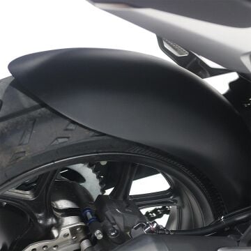 GP Kompozit Honda NC 700 X-S / NC 750 X-S 2012-2025 Uyumlu Zincir Korumalı Uzun Arka Çamurluk Siyah