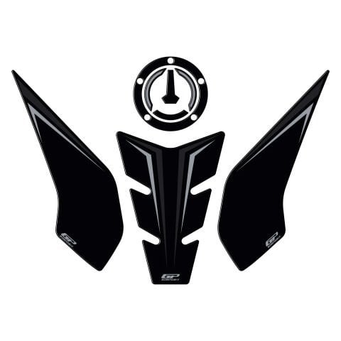 GP Kompozit QJ MOTOR SRK 400 RR 2023-2024 Uyumlu Tank Pad Siyah