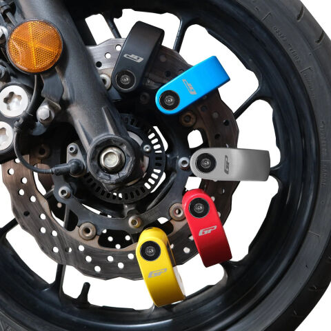 GP Kompozit DSK004 Universal Alarmlı Motosiklet Disk Kilidi Sarı
