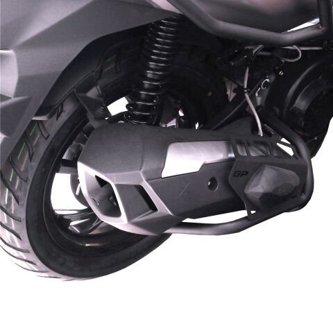GP Kompozit SYM Jet 14 Evo 2025 Uyumlu Egzoz Koruma Demiri Siyah