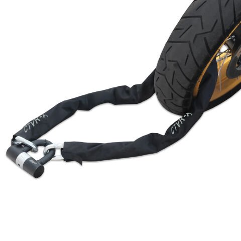 GP CTVR-A Universal 1.5 mt 10 mm Kesilmez Motosiklet Zinciri ve Kilidi