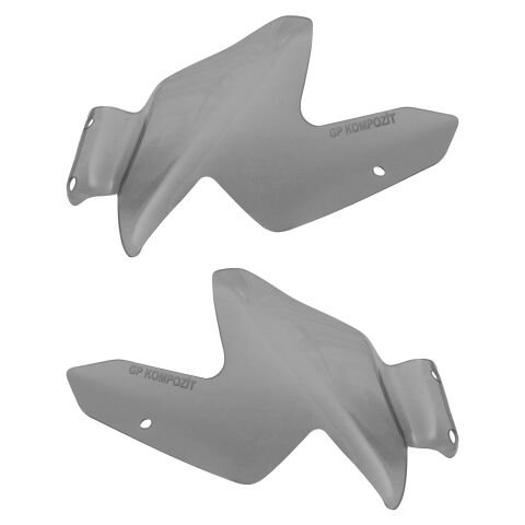 GP Kompozit Benelli TRK 502 / 502X 2018-2023 Uyumlu Sağ Sol Rüzgarlık Füme