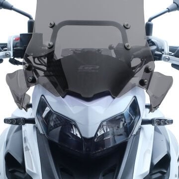 GP Kompozit Benelli TRK 502 / 502X 2018-2023 Uyumlu Sağ Sol Rüzgarlık Füme