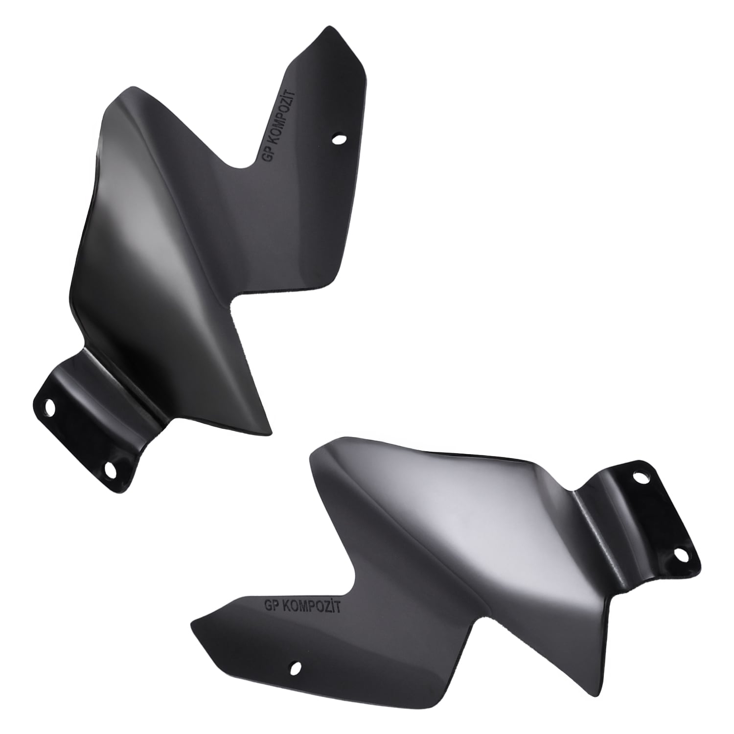 GP Kompozit Benelli TRK 502 / 502X 2018-2023 Uyumlu Sağ Sol Rüzgarlık Siyah