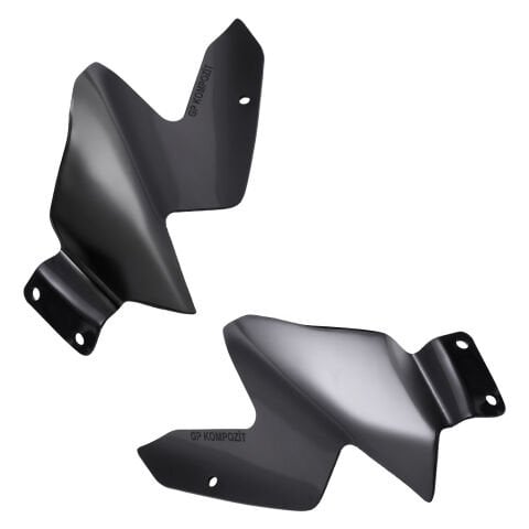 GP Kompozit Benelli TRK 502 / 502X 2018-2023 Uyumlu Sağ Sol Rüzgarlık Siyah
