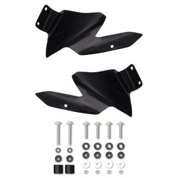 GP Kompozit Benelli TRK 502 / 502X 2018-2023 Uyumlu Sağ Sol Rüzgarlık Siyah