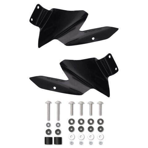 GP Kompozit Benelli TRK 502 / 502X 2018-2023 Uyumlu Sağ Sol Rüzgarlık Siyah