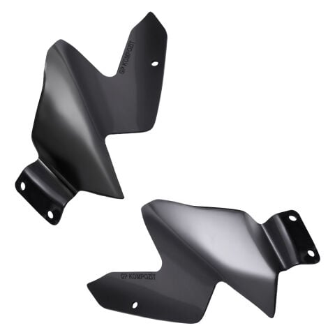 GP Kompozit Benelli TRK 502 / 502X 2018-2023 Uyumlu Sağ Sol Rüzgarlık Siyah