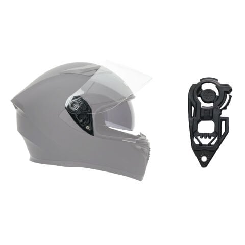 GP NERO MKS003 Uyumlu Motosiklet Kask Vizör Bağlantı Aparatı Siyah