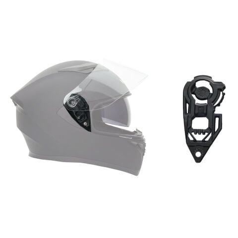 GP NERO MKS003 Uyumlu Motosiklet Kask Vizör Bağlantı Aparatı Siyah